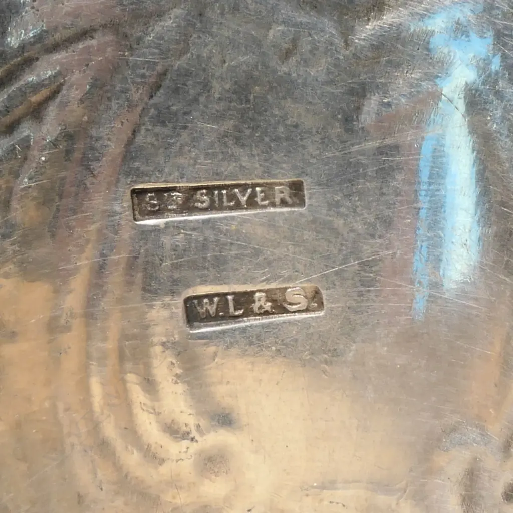 Two William Littlejohn & son (Wellington) silver napkin rings, Image 1++